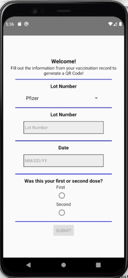 PandemicPassport – screenshot 1
