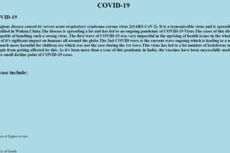 COVID-19 Website