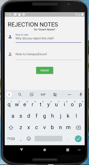 Campus Escort – screenshot 3