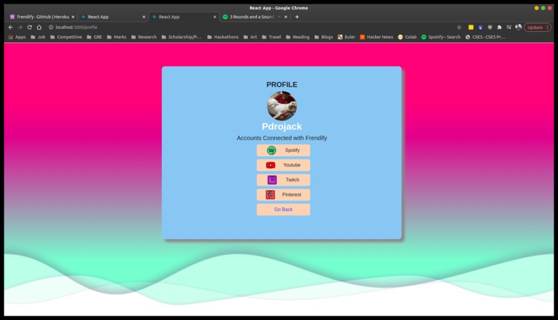 Frendify – screenshot 2