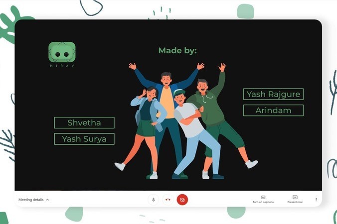 Hirav - The smart companion bot for your G-Meet – screenshot 4