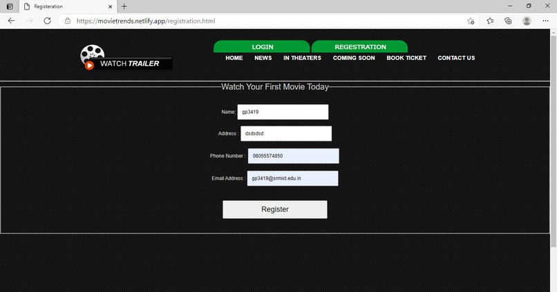MovieTrends – screenshot 4