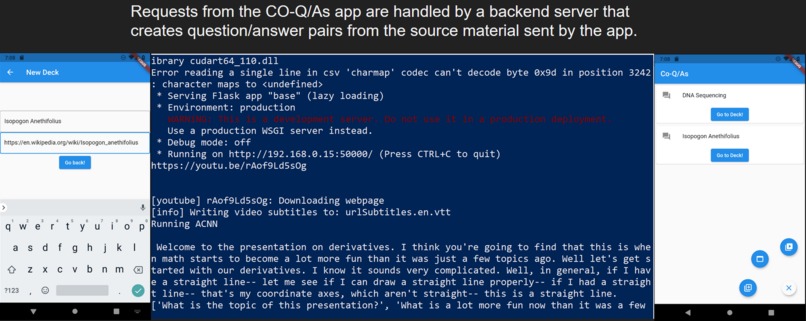 CO-Q/As – screenshot 1