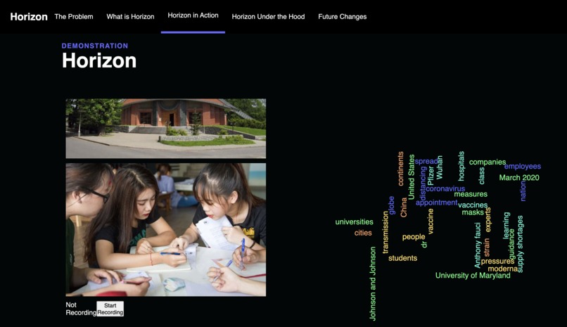 Horizon: Interactive Education at the Tip of Your Tongue – screenshot 4