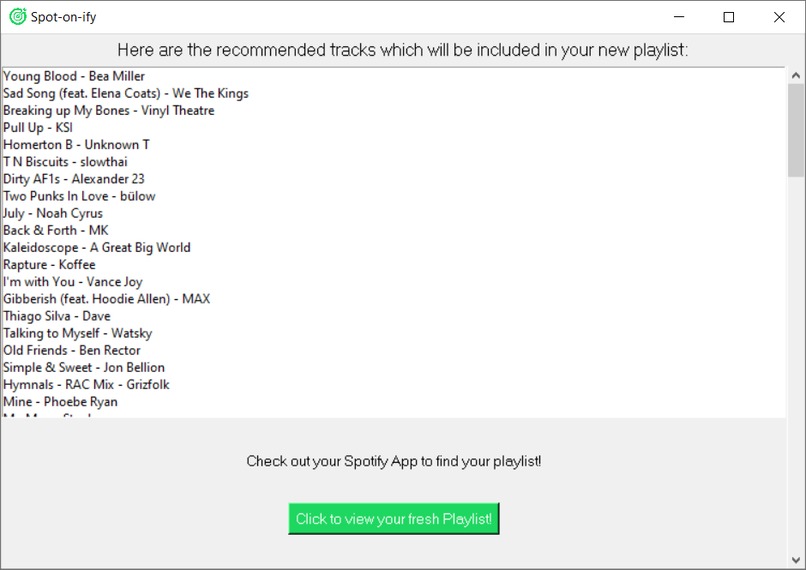 Spot-on-ify – screenshot 4