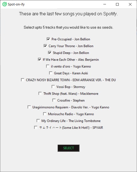 Spot-on-ify – screenshot 3
