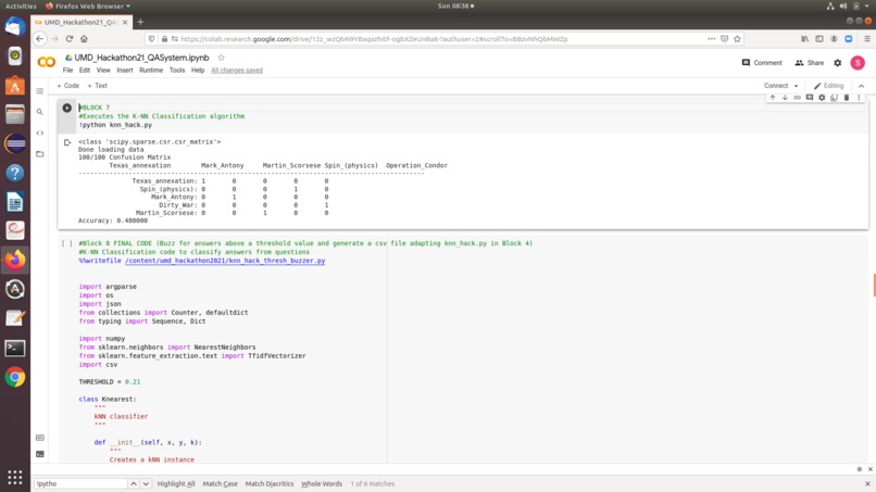 Question Answering Machine – screenshot 2