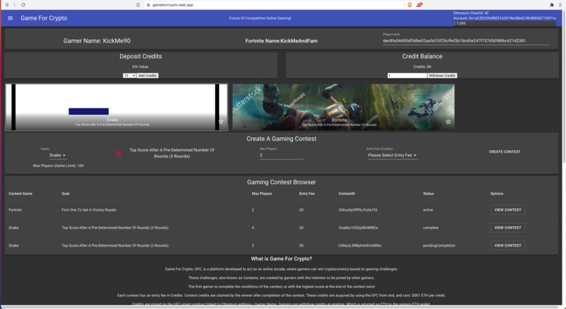 Game For Crypto – screenshot 1