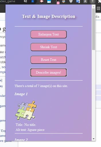 TiA: Text & Image Accessibility – screenshot 3