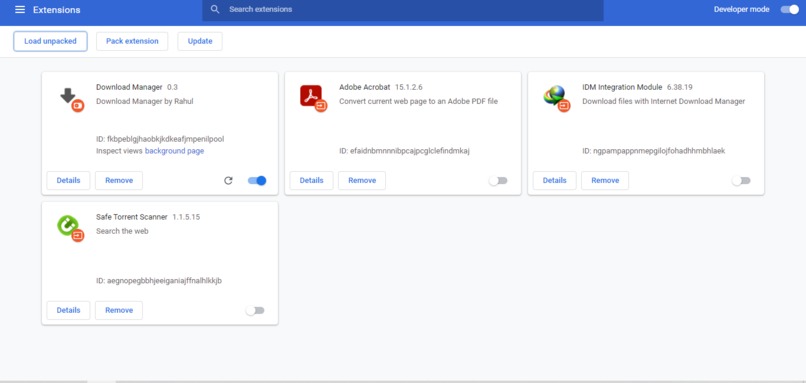 Download-Manger-Chrome-Extension – screenshot 1