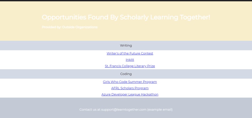 Scholarly Learning Together – screenshot 2
