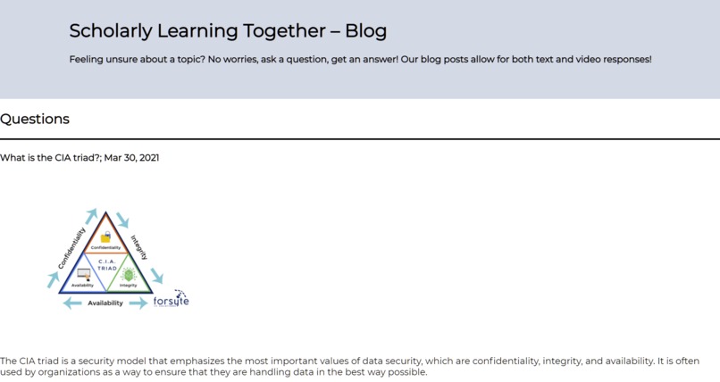 Scholarly Learning Together – screenshot 3