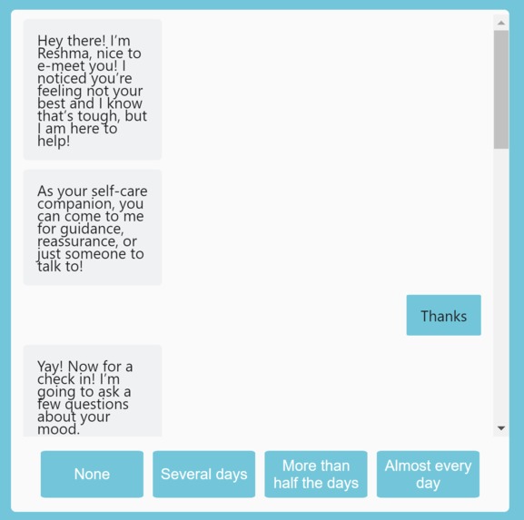 Reshma - Let's Talk Mental Health. – screenshot 2