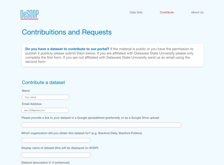 Team 311: DeSU Open Data Portal – screenshot 4