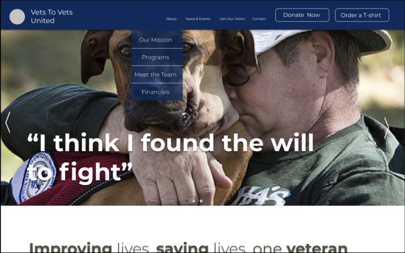 Rebranding Vets to Vets United – screenshot 1