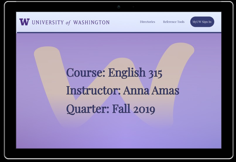 UWB 2021 Hacks From Home: A New Course Evaluation Catalog – screenshot 4