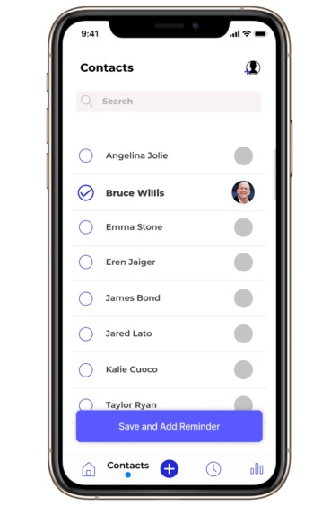 Philotes : A personal CRM – screenshot 3