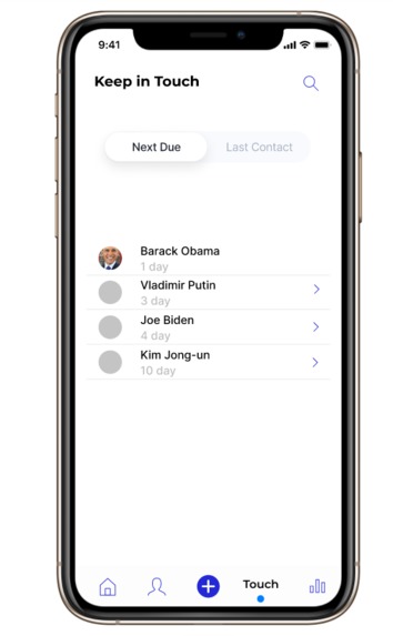 Philotes : A personal CRM – screenshot 5