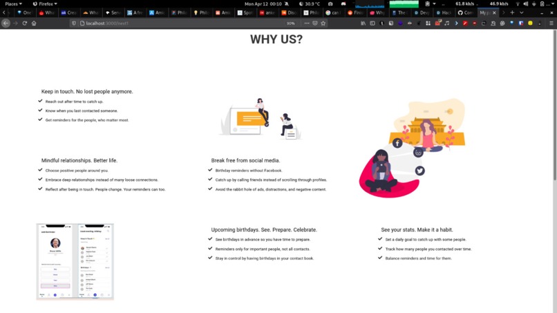 Philotes : A personal CRM – screenshot 9