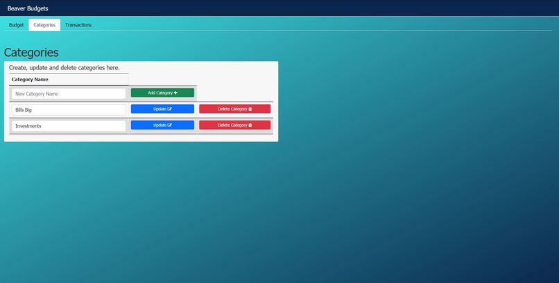 Beaver Budgets – screenshot 2