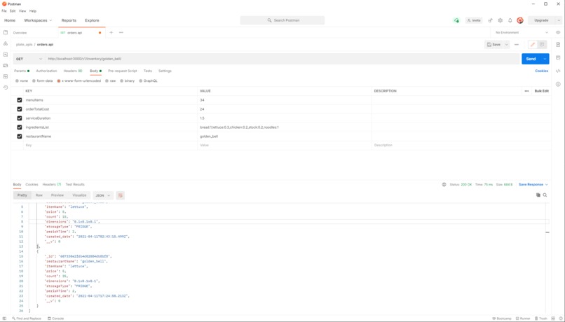 Plate Financial API – screenshot 4