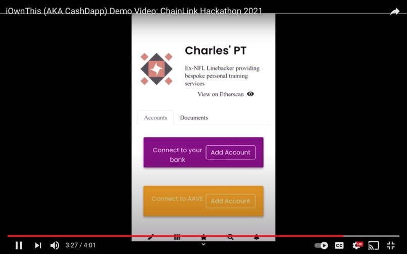 iOwnThis (AKA Cash Dapp) – screenshot 7