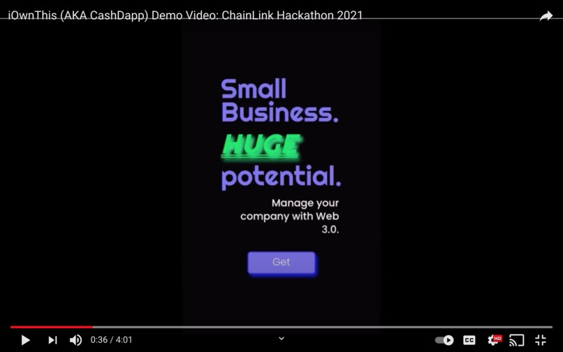 iOwnThis (AKA Cash Dapp) – screenshot 6