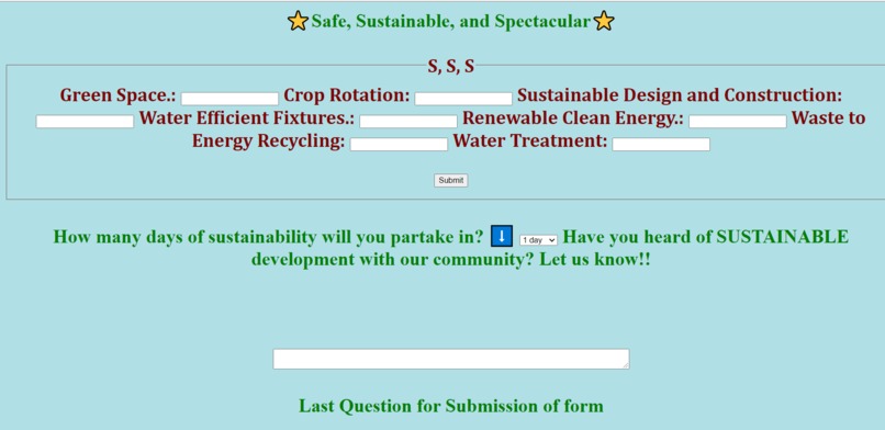 Safe, Sustainable, and Spectacular – screenshot 1