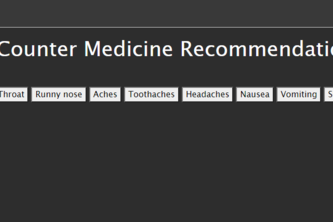 OTC Medicine Recommendation 