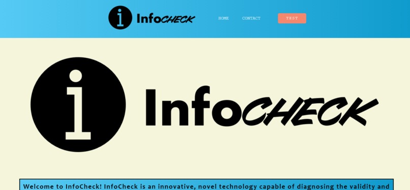 InfoCheck – screenshot 1