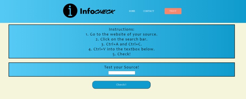 InfoCheck – screenshot 2