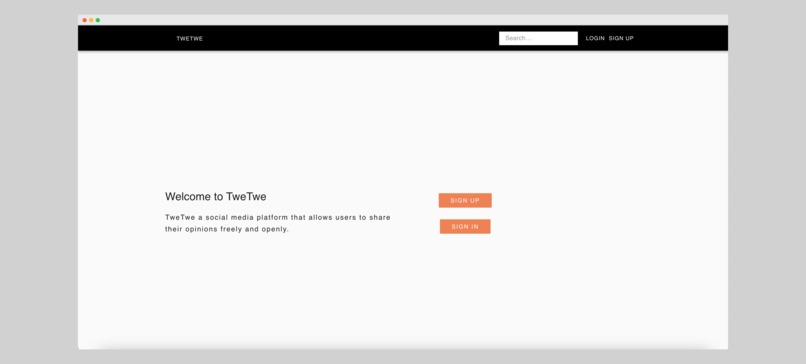 TweTwe – screenshot 1
