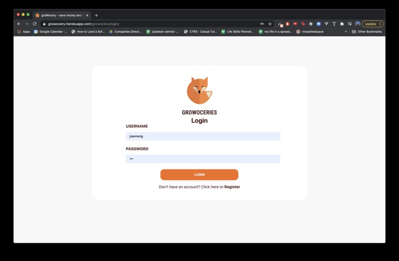 Growocery - Team CodingCorgis - Social Good Track – screenshot 1