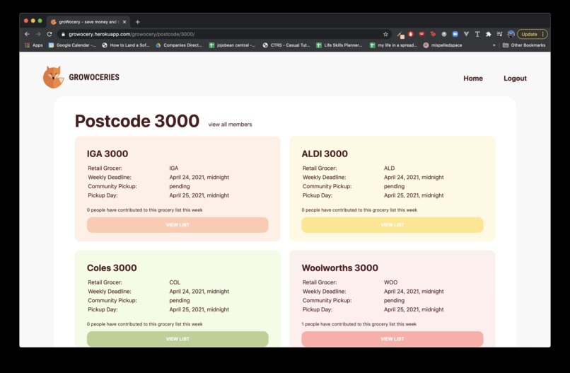 Growocery - Team CodingCorgis - Social Good Track – screenshot 3