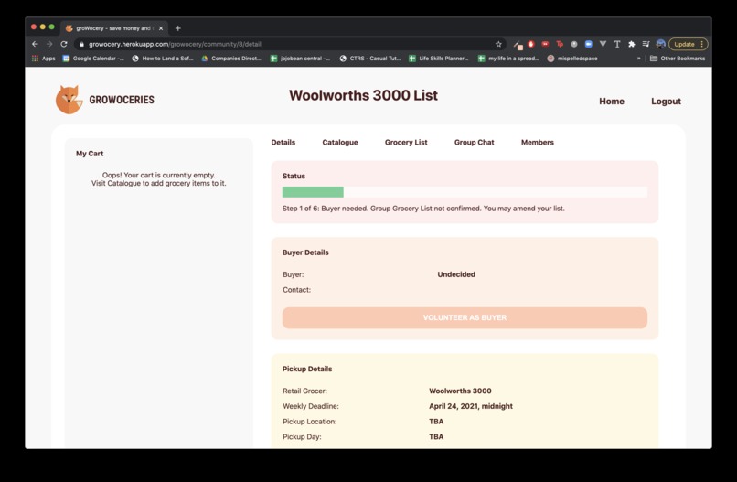 Growocery - Team CodingCorgis - Social Good Track – screenshot 4