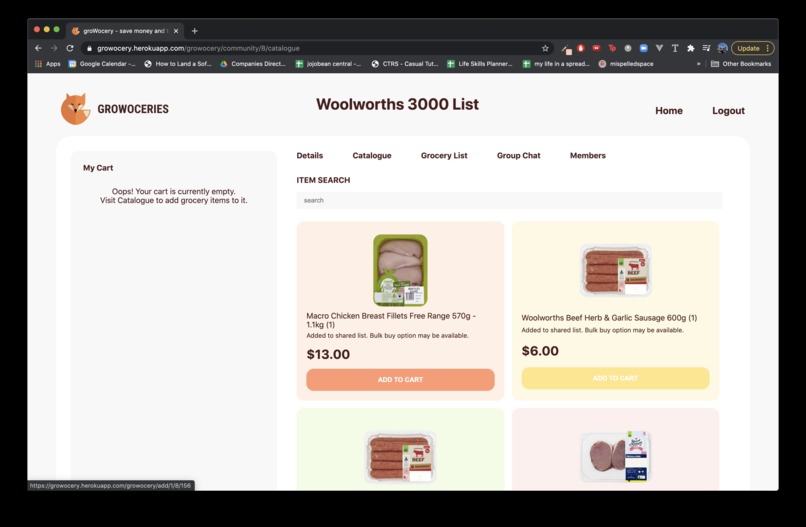 Growocery - Team CodingCorgis - Social Good Track – screenshot 5