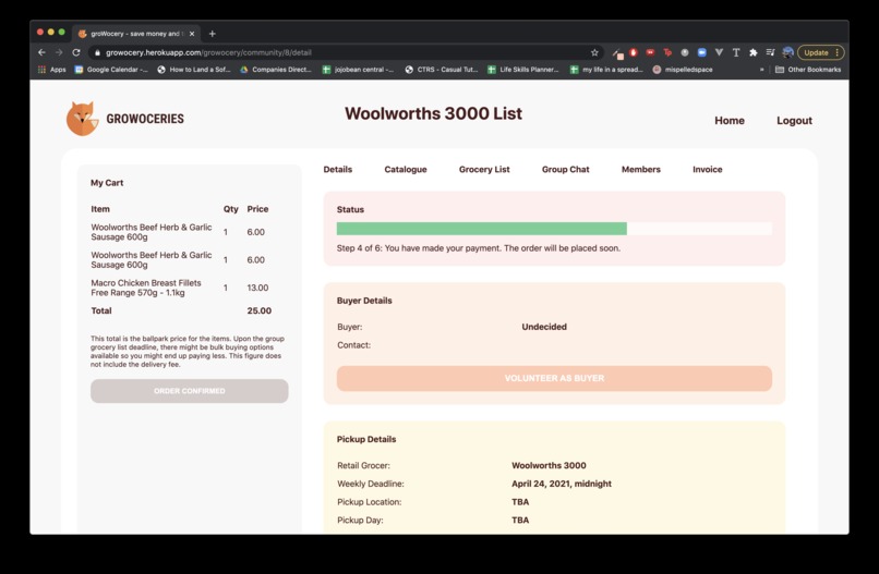 Growocery - Team CodingCorgis - Social Good Track – screenshot 10
