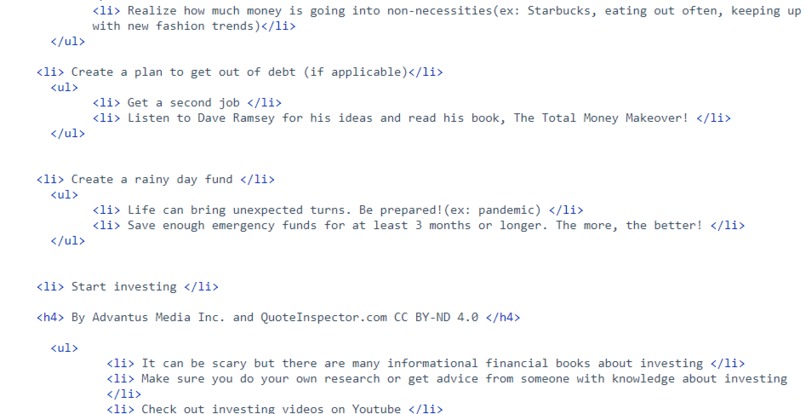 Financial Freedom Website – screenshot 2