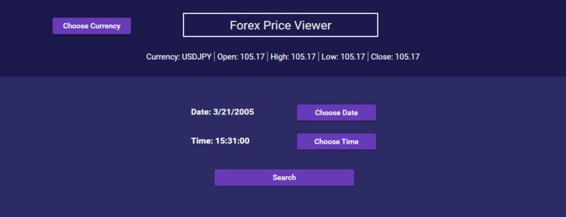 Forex Price Viewer – screenshot 1