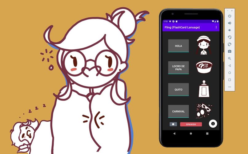 Fling (Flashcard Language Learning) – screenshot 4