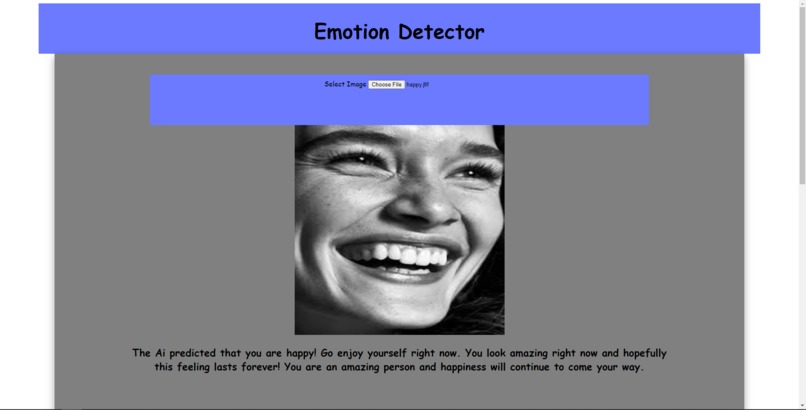 AI Powered Emotion Detection and Mental Health Advice – screenshot 2