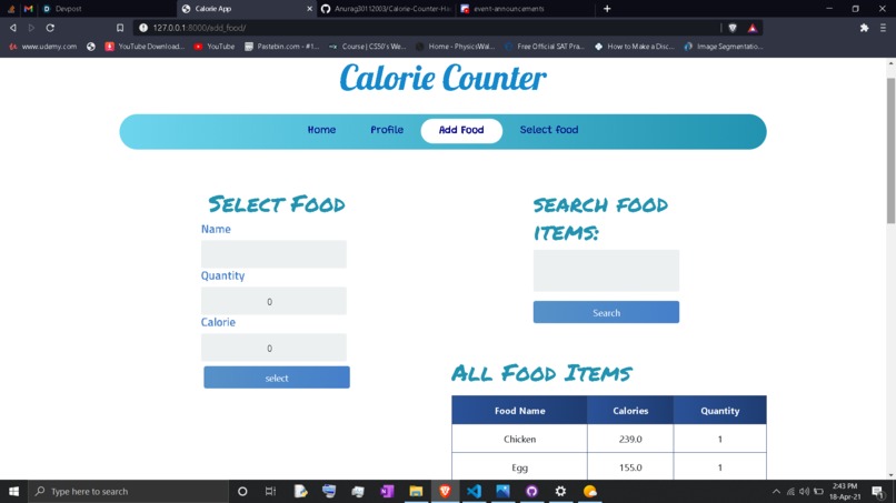 Calorie Counter  – screenshot 5