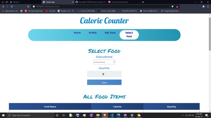 Calorie Counter  – screenshot 4