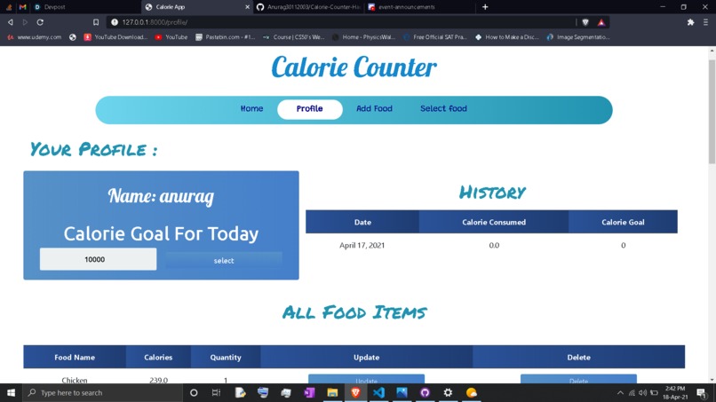 Calorie Counter  – screenshot 6