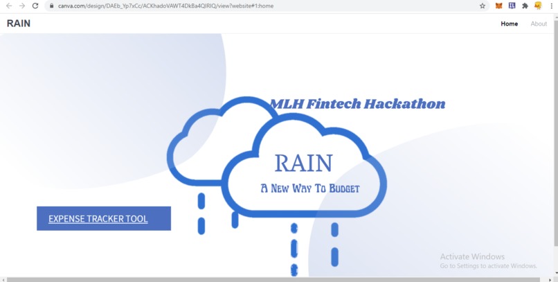 Rain - manage your Expenses – screenshot 1