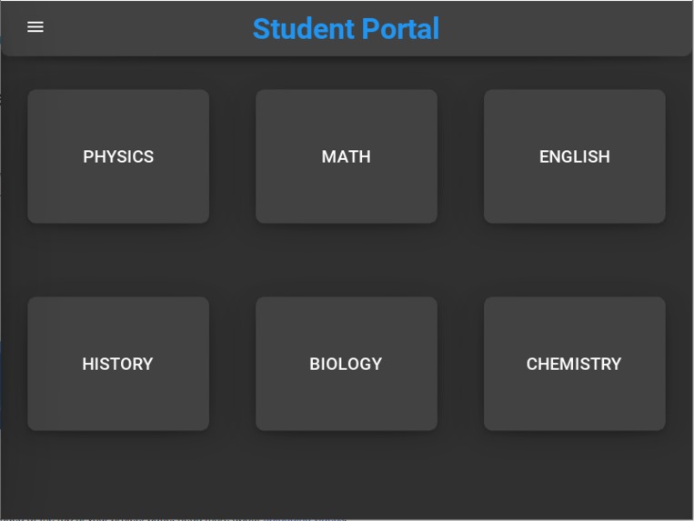 Student Portal – screenshot 2