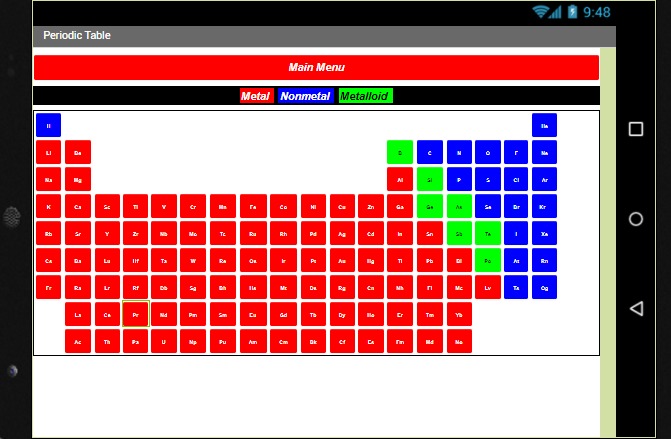 Periodic Table App – screenshot 2