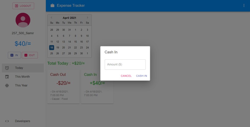 Expense Tracker – screenshot 3