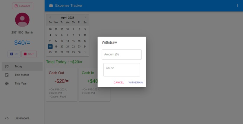Expense Tracker – screenshot 4