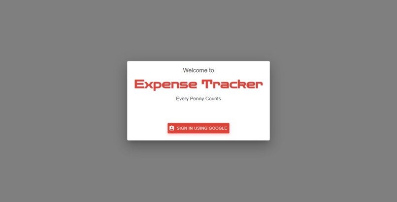 Expense Tracker – screenshot 1